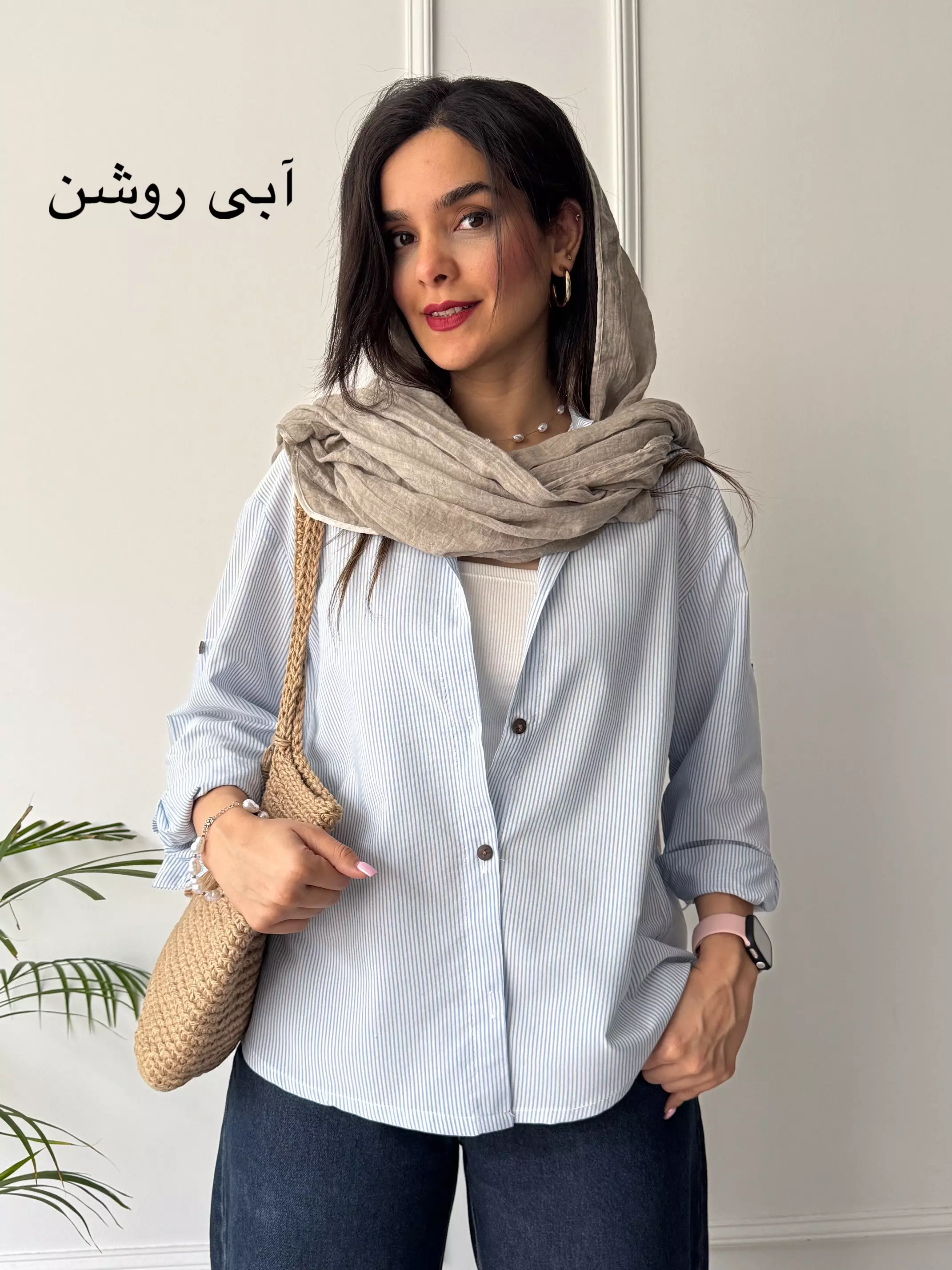 مانتو شومیزی راه راه ترندی